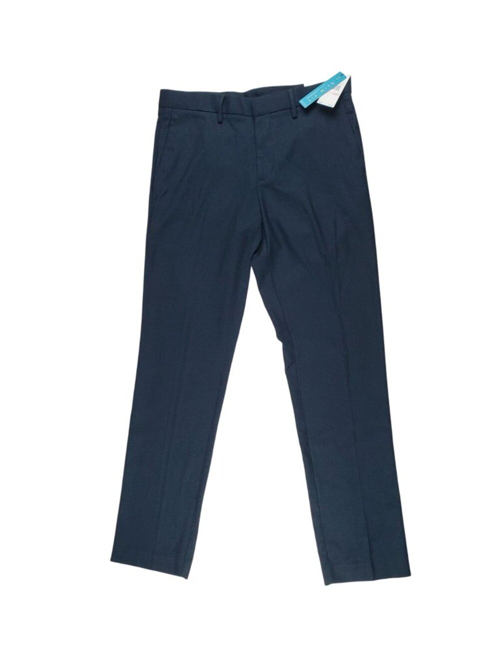 NEW Perry Ellis Portfolio Travel Luxe Stretch Pants Men 32x32 Dark Blue Slim Fit